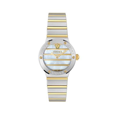 Versace - VE0S00325 - Armbanduhr - Damen - Quarz - Greca Logo Pearl
