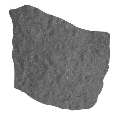 Trittstein, Gartenplatte in Steinoptik, Gehwegplatte Gummi 42x53x2,3cm : 1 Stück