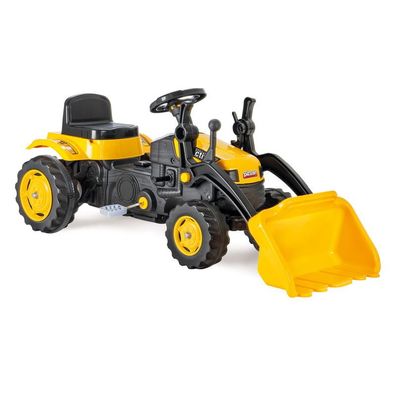 Trettraktor mit Schaufel, Kinder Traktor ab 3 Jahre, Traktor zum draufsitzen