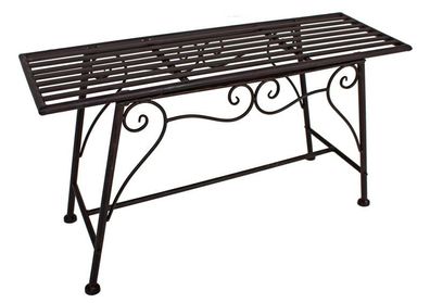 Gartenbank LORIN, Metall, Rost-Optik