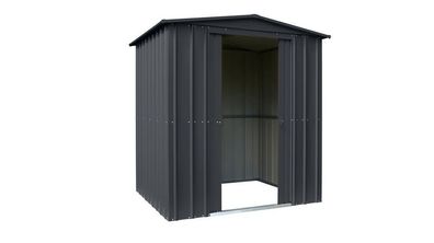 Gerätehaus Dream 65, anthrazit, Geräteschuppen, Fahrradschuppen, Metall : anthrazit