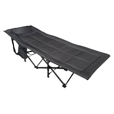 Feldbett klappbar, Campingbett mit Pop-Up Funktion und Tragetasche, anthrazit