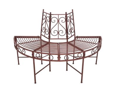 Baumbank NARVI, Metall, Rost-Optik