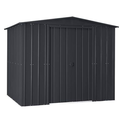 Gerätehaus DREAM 88 aus Metall, anthrazit, Geräteschuppen, Gartenhaus : anthrazit