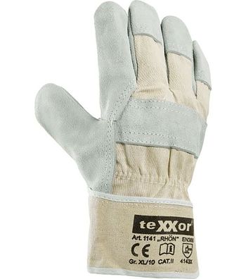 teXXor Rindkernspaltleder-Handschuhe Rhön (12 Paar) 1141