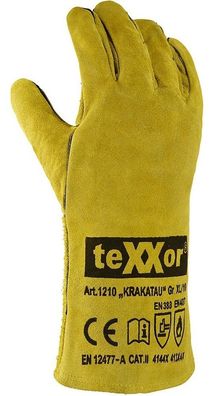 teXXor Schweißerhandschuhe Krakatau (12 Paar) 1210