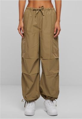 Urban Classics Damen Ladies Cotton Cargo Parashute Pants TB6842