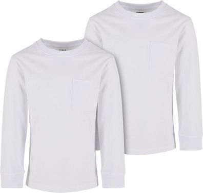 Urban Classics Jungen Boys Heavy Oversized Pocket Longsleeve 2-Pack UCK4723A