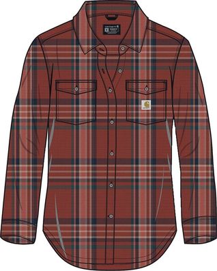 Carhartt Damen Hemd Fiber Series L/S Flannel Shirt 107135