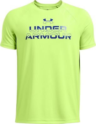 Under Armour Kinder T-Shirt Ua Tech Split Wordmark Ss