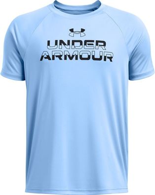 Under Armour Kinder T-Shirt Ua Tech Split Wordmark Ss