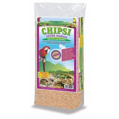 Chipsi Extra medium Buchenholzgranulat 15 kg