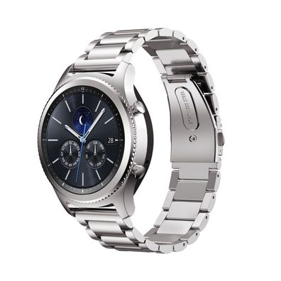 Ersatzarmband 22mm Edelstahl für Motorola Moto 360 2nd Gen 46mm Uhrenarmband