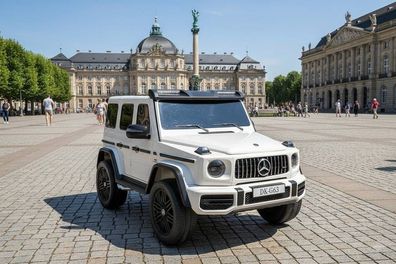 Mercedes G63 AMG Kinder Elektroauto lizenzierter 2 Sitzer - 24V, inkl. RC, Leder