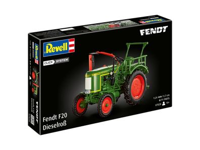 Revell Fendt F20 Dieselroß Traktor in 1:24 Bulldog Revell 07828 Bausatz