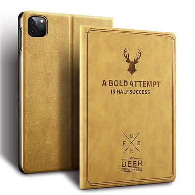 Etui für Apple iPad Pro 11 2020 Cover Etui und Auto Sleep/Wake Funktion Gelb