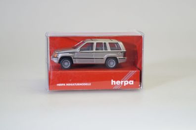 1:87 Herpa 031783 Chrysler Jeep silber, neuw./ovp