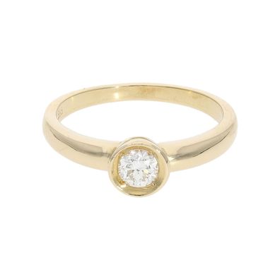 Ring Gold 585 Damen Brillant 0,30 Carat Second Hand wie neu 25325961 getragen