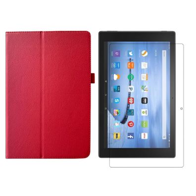 2in1 Set für Amazon Fire HD 10 / HD 10 Plus 11. Gen. 2021 10.1 Zoll Hülle + Glas