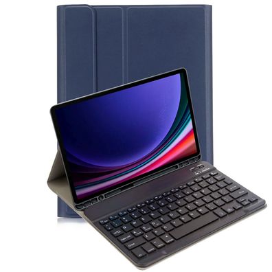 2in1 Set Bluetooth Tastatur + Hülle für Samsung Tab S9 2023 SM-X710/X716B/X718U