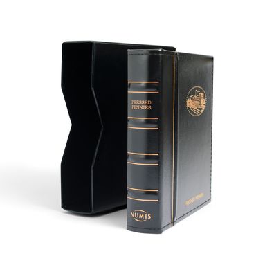 Numis Album für Pressed Pennies, inkl. 5 Hüllen und Schutzkassette (373480)