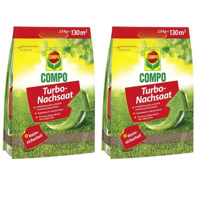 COMPO Turbo-Nachsaat - 2,6 kg x 2
