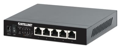 Intellinet Switch - 2.5G Ethernet, 5-Port - unmanaged - 5 x 10/100/1000/2.5G (PoE+)