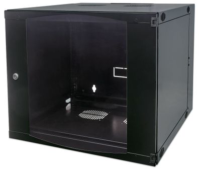 Intellinet Network Cabinet, Wall Mount (Double Section Hinged Swing Out), 9U, U... ->