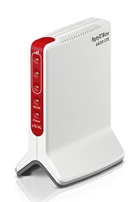 FRITZ!Box 6820 LTE, Mobile WLAN-Router weiß/rot