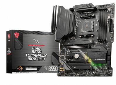 MSI Mainboard MAG B550 Tomahawk MAX WIFI - ATX - Socket AM4 - AMD B550