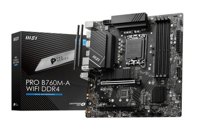 MSI PRO B760M-A WIFI DDR4 - Motherboard - micro ATX - LGA1700-Sockel - B760 Chipsatz