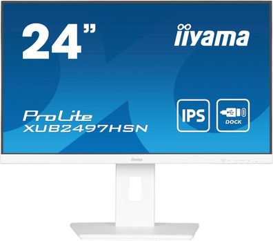 XUB2497HSN-W2 24IN FHD IPS MONI WHITE 1920X1080 300CD USB-C DOCK