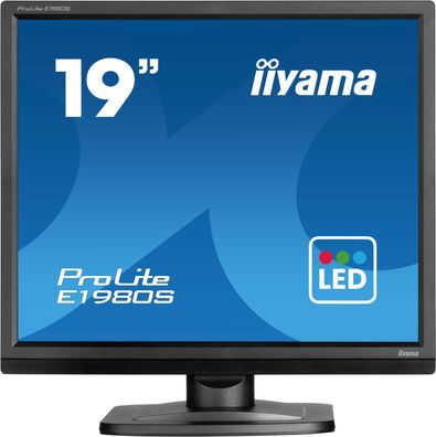 IIYAMA TFT E1980S 48cm TN black 19/1280x1024/HDMI/DP