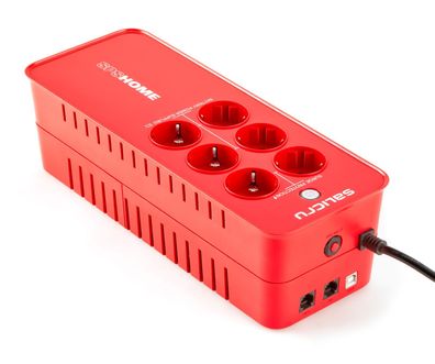 Salicru USV SPS 850 HOME, Offline, 6 Plugs, 850VA/490W, USB