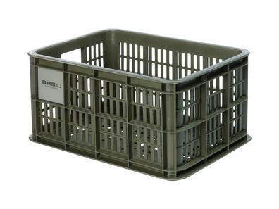 BASIL V.R.-Korb "Crate S" Kunststoff, Volumen: 17 moss green