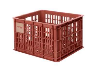 BASIL V.R.-Korb "Crate M" Kunststoff, Volumen: 29 terra red