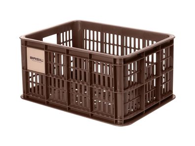 BASIL V.R.-Korb "Crate S" Kunststoff, Volumen: 17 brown