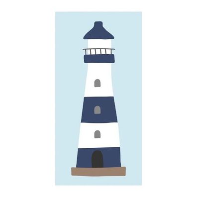 Papierservietten „Leuchtturm“, 40x40 cm, dekorativ, Ib Laursen, 16 Stück