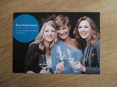 Deutsche Weinkönigin 2015/2016 Josefine Schlumberger & Prinzessinnen - Autogramme!!!