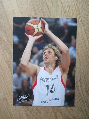 NBA Basketball Legende Dirk Nowitzki - Autogramm!!!