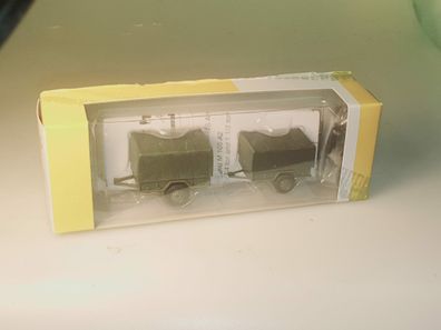 1:87 Herpa Minitanks 742153 2x Anhänger (M101/M105), neuw./ovp