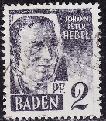 Germany Alliiert Franz. Zone [Baden] MiNr 0001 yv I ( O/used )