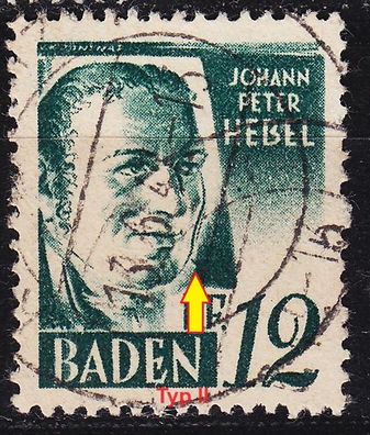 Germany Alliiert Franz. Zone [Baden] MiNr 0004 vv II ( O/used )