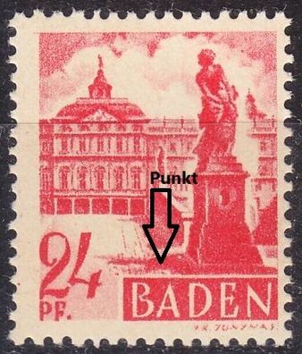Germany Alliiert Franz. Zone [Baden] MiNr 0008 vv I ( * */mnh )