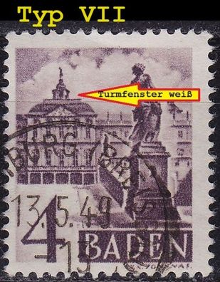Germany Alliiert Franz. Zone [Baden] MiNr 0029 ya VII ( O/used )