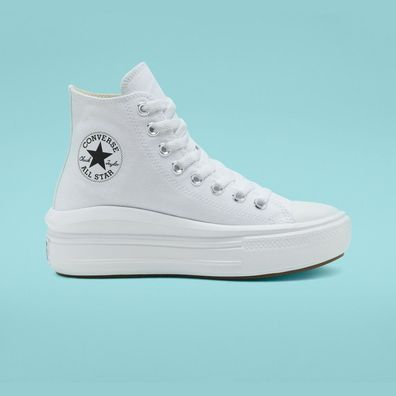 Chuck Taylor All Star Move High - 568498c blanc