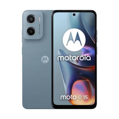 Moto E15 blaugrén