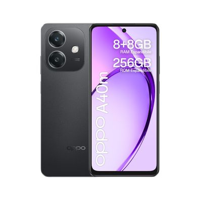 Oppo A40M Dual Sim 8GB RAM 256GB - Black blaugrén