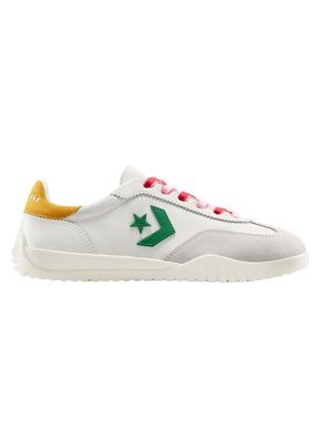 RUN STAR Trainer OX - a15446c blanc avec dtails verts, roses et jaunes