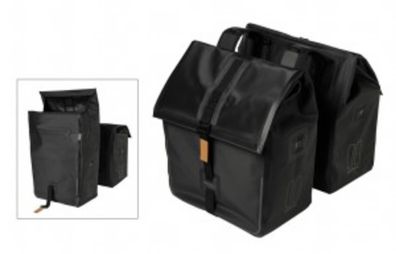 BASIL Doppeltasche "Urban Dry" Volumen: 50 l, Maße matt black